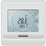 Thermostat chauffage au sol electrique programmable 16a avec sonde, num�rique thermostat d'ambiance plancher ...