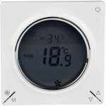 Thermostat de climatiseur thermostat ventilo - convecteur central r�gulateur de temp�rature ambiante, ...