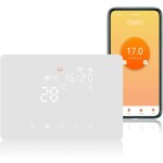 Thermostat connect� chaudiere 5a 220v alexa compatible, chronothermostat thermostat mural chaudiere wifi ...