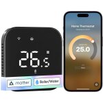 Thermostat connect matter & wifi - compatible avec apple home, alexa, google home - pour chaudire gaz ...