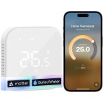 Thermostat connect matter, thermostat wifi pour chaudire gaz / chauffage au sol  eau, compatible avec ...