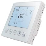 Thermostat connect� wi - fi 16 a, chauffage �lectrique au sol avec sonde, compatible , thermostat d'ambiance ...