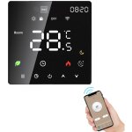 Thermostat connect wifi chaudiere gaz 220v 3a compatible avec alexa, thermostat d'ambiance pour chaudiere ...