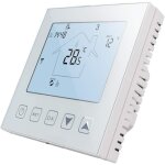 Thermostat connect wifi chauffage au sol electrique 16a avec sonde, compatible avec alexa, programmable ...