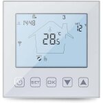 Thermostat intelligent, compatible avec alexa, programmable thermostat d'ambiance plancher chauffant ...