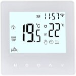 Thermostat intelligent, fonction de programmation 6 + 1, capteur de temp�rature, bouton tactile sur �cran ...