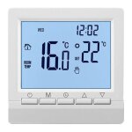 Forehill - thermostat intelligent mural pour chaudire  eau, chauffage au sol, affichage numrique, ...