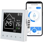 Thermostat intelligent wifi 16a pour plancher chauffant �lectrique ? programmation hebdomadaire ? �cran ...