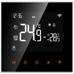Thermostat intelligent wi - fi pour chaudières eau / gaz, contrôle par téléphone, écran lcd tactile, ... Thermostat intelligent wi - fi pour chaudières eau / gaz, contrôle par téléphone, écran lcd tactile, ...