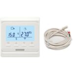 Thermostat intelligent wifi blanc 3a, r�gulateur pour chauffage au sol eau et chaudi�re gaz, ip20, puissance ...