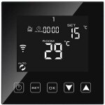 Thermostat intelligent wifi connect� pour chaudi�re gaz / eau 3a filaire alexa / google home / tuya smart ...