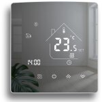 Thermostat miroir thermostat de chauffage thermostat d'ambiance programmable thermostat mural num�rique ...