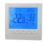 Thermostat mural intelligent avec écran lcd pour chauffage au sol - rétroéclairage bleu Thermostat mural intelligent avec écran lcd pour chauffage au sol - rétroéclairage bleu