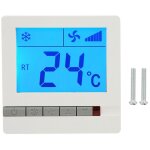 Thermostat num�rique lcd avec temporisation, protection du compresseur et r�gulateur de temp�rature pour ...