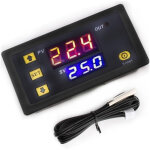 Thermostat num�rique w3230 1 pi�ce, r�gulateur de temp�rature ac 110v - 220v avec sonde ntc 10k, interrupteur ...