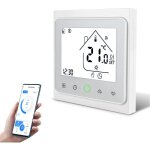 Thermostat plancher chauffant Électrique wi - fi, 16a alexa google compatible avec sonde, programmable ... Thermostat plancher chauffant Électrique wi - fi, 16a alexa google compatible avec sonde, programmable ...