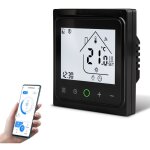 Thermostat plancher chauffant Électrique wi - fi, 16a alexa google compatible avec sonde, programmable ... Thermostat plancher chauffant Électrique wi - fi, 16a alexa google compatible avec sonde, programmable ...