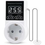 Thermostat prises de régulateur de température numérique : thermostat de chauffage avec sonde ntc pour ... Thermostat prises de régulateur de température numérique : thermostat de chauffage avec sonde ntc pour ...