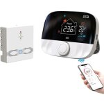 Thermostat sans fil wifi tuya, pour chauffage de l'eau et de la chaudi�re � gaz, compatible avec alexa ...
