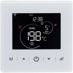 Thermostat wifi, thermostat chaudiere gaz a pile, thermostats d'ambiance programmable � 2 fils contr�l� ...