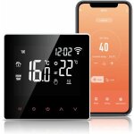 Thermostat wifi, thermostat pour chauffage au sol lectrique 16a, alexa google home tuya app compatible, ...