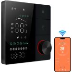 Thermostat wifi connect�, pour chauffage au sol �lectrique compatible , avec �cran led tactile, commande ...