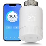 Thermostatique connect�e et intelligente, wifi vanne thermostatique radiateur, t�te thermostat programmable ...