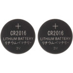 Pack de 2 piles lithium bouton cr2016 thomson