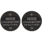 Pack de 2 piles lithium bouton cr2032 thomson