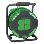 Schneider electric ? enrouleur �lectrique 40m imt33156 ? 4 prises ? c�ble ho5 vvf 3g 1, 5mm� ? protection ...