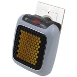 Thulos - mini radiateur enfichable � temp�rature r�glable 800 w offre exclusive