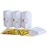 3 mini - alarmes  piles  contact magntique tibelec