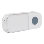 Bouton sans fil avec porte - étiquette ip44 tibelec Bouton sans fil avec porte - étiquette ip44 tibelec