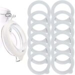 Tigrezy - 12 pcs joints de bocaux en silicone de remplacement joints en silicone Étanches à l'air anneaux ... Tigrezy - 12 pcs joints de bocaux en silicone de remplacement joints en silicone Étanches à l'air anneaux ...