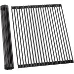 Tigrezy - gouttoir � vaisselle enroulable pour �vier, 52 x 33 cm (l x l), tapis antid�rapant en silicone ...