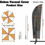 Tigrezy housse de parasol dport avec grilles d'aration, tanche, coupe - vent, anti - uv, robuste ...
