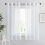 Tigrezy rideaux voilages blanc - lot de 2 rideau court 140 x 160 cm décoration de maison chambre cuisine, ... Tigrezy rideaux voilages blanc - lot de 2 rideau court 140 x 160 cm décoration de maison chambre cuisine, ...