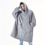 Tigrezy - sweat plaid a capuche adulte plaid polaire avec manche femme homme couverture à capuche avec ... Tigrezy - sweat plaid a capuche adulte plaid polaire avec manche femme homme couverture à capuche avec ...