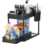 Tigrezy - tag�re de rangement sous �vier avec tiroir coulissant multifonction pour cuisine, salle de ...