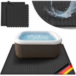 Tillvex base de balno carre 200 cm noire tapis de sol pour piscines balno extrieures carres tapis ...
