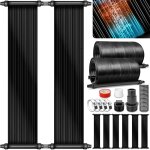 Tillvex chauffage solaire pour piscine réchauffeur solaire écologique ensemble complet de chauffage pour ... Tillvex chauffage solaire pour piscine réchauffeur solaire écologique ensemble complet de chauffage pour ...