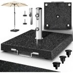 Tillvex pied de parasol en granit avec roulettes et poignée de transport, anthracite - 27 kg carré pied ... Tillvex pied de parasol en granit avec roulettes et poignée de transport, anthracite - 27 kg carré pied ...