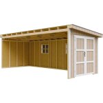 Timbela - abri de jardin qualit premium 14, 3 m - h231x248x648 cm - construction de panneaux lp smartside ...