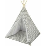 Tipi tente pour enfant avec tapis de sol indian teepee tente de jeu pour enfants oss03 sobuy