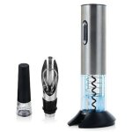Tire - bouchon electrique rechargeable en acier inoxydable avec port de charge usb - coupe - capsule ... Tire - bouchon electrique rechargeable en acier inoxydable avec port de charge usb - coupe - capsule ...