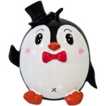 Tirelire pingouin en cramique 12 cm
