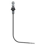 Lira - tirette en laiton chromé sphérique avec câble 560 mm pour bonde d'évier automatique Lira - tirette en laiton chromé sphérique avec câble 560 mm pour bonde d'évier automatique