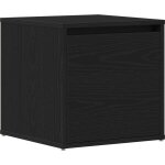 Commode ch�ne noir 40. 5 x 40 x 40 cm bois d'ing�nierie vidaxl