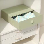 Tiroir de rangement pour lingerie, tiroir en plastique � 1 compartiment pour soutiens - gorge, organiseur ...