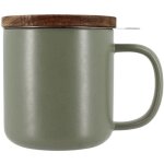 Tisanière en grès avec couvercle en bois d'acacia 300ml, juliet Tisanière en grès avec couvercle en bois d'acacia 300ml, juliet